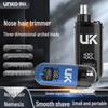 UK Onco Rechargeable Electric Nose Hair Trimmer - Washable Clipper for Men & Women