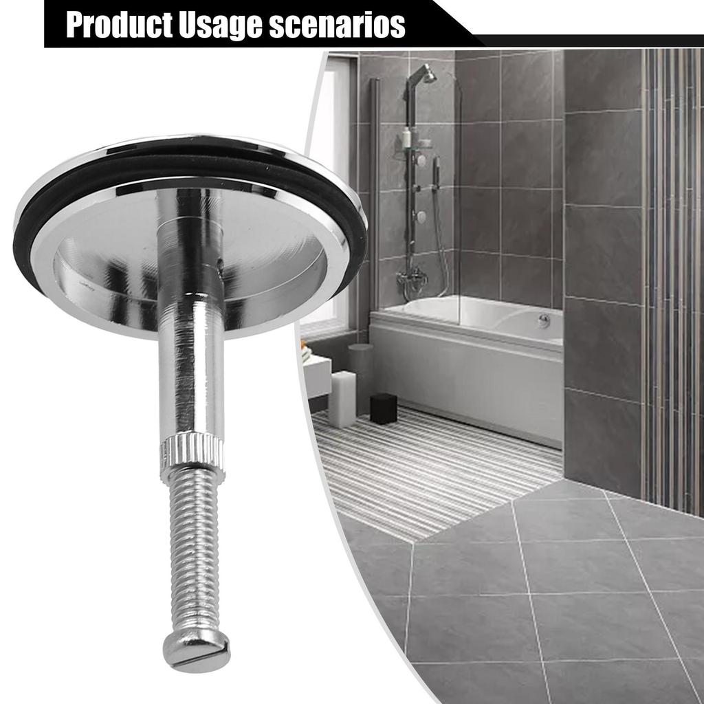 Drain Bathtub Stopper Valve Lightweight Sinks Bath Tubs Silver Tool Parts