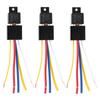 3pcs DC12V 80A LED Flasher Relay Waterproof Shockproof 5?Pin Car Turn Signal Light Relay