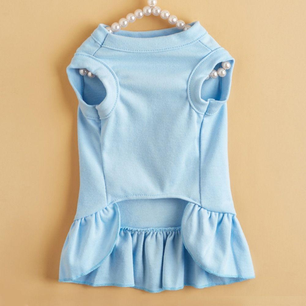 Breathable Pet Summer Clothes Soft Cat Skirt Pet Supplies Dog Vest  Summer