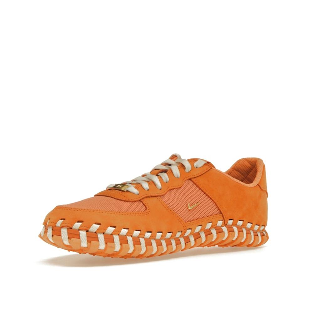 Jacquemus X Nike  J Force 1 Low LX SP Bright Mandarin Women Sneakers Orange Metallic-Gold Phantom DR0424-800