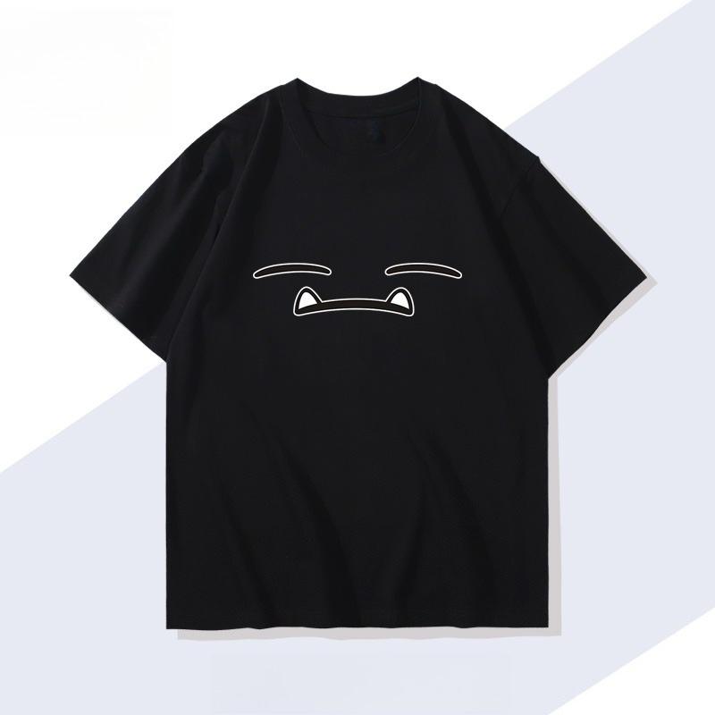 

Футболка с портативной игрой Pokémon Snorlax, летняя, мужская и женская, в японском стиле Харадзюку, свободный повседневный топ с короткими рукавами 4XL