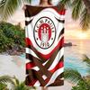 FC St. Ręcznik Plażowy Piłkarski Pauli Miękki Mikrofibra Letni Szybkoschnący Chłonny Ręcznik na Plażę Basen Podróż