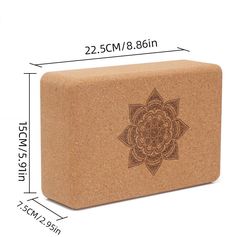 Longchan High-Density Cork Yoga Brick