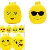 Adorable Cute Smile Emoji Face Backpack For Kids Crafted With Plush Material