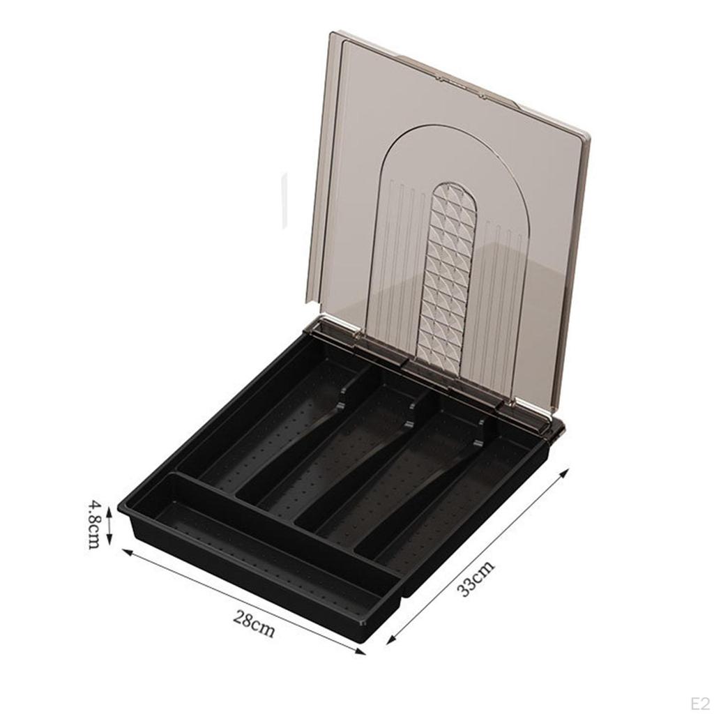 5 Slot Utensil Holder for Kitchen Cutlery Storage