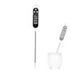 Mirhua Kitchen Thermometer, Quick Reading 3-6 Seconds, -50-300℃ Water Thermometer, 14.3cm Probe Holder, Stainless Steel Kitchen Thermometer