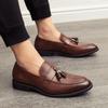 Office Shoes For Men Breathable Leather Loafers Men Casual Shoes Business Driving Moccasins Comfortable Slip On Tassel Shoe
