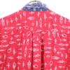 Nautica 90s Crazy Pattern Short Sleeve Button Down Shirt L Men's Used