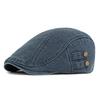 Cotton Beret British Vintage Forward Cap Men's Newsboy Cap
