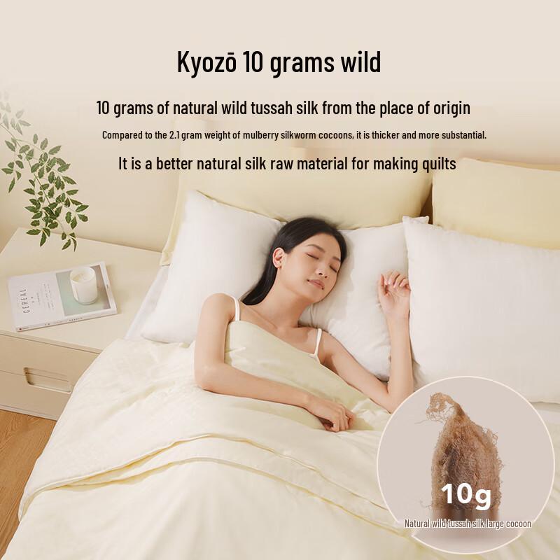 Jingdong Handgefertigte 100% Natürliche Tussah-Seide Steppdecke
