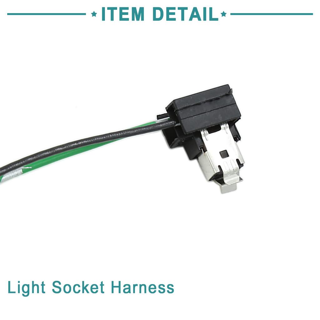 ACROPIX 2 st Bil Universell H1 H3 Dimljuslampa Sockel Kabelhärva Kontakt Svart