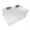 Distributeur d'étiquettes transparent pour bureau ou montage mural
