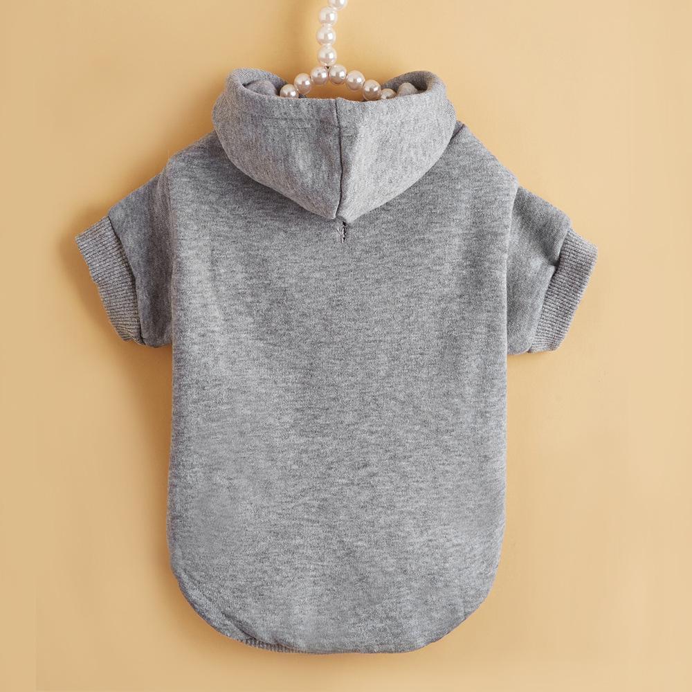 

Cozy Puppy Hoodie for Pomeranian, Bichon, and Teddy Dogs - Two-Legged Fleece Sweatshirt Small