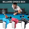 Small Aluminum Alloys Portable Magnetic Billiard Cue Chalk Case Snooker Tool