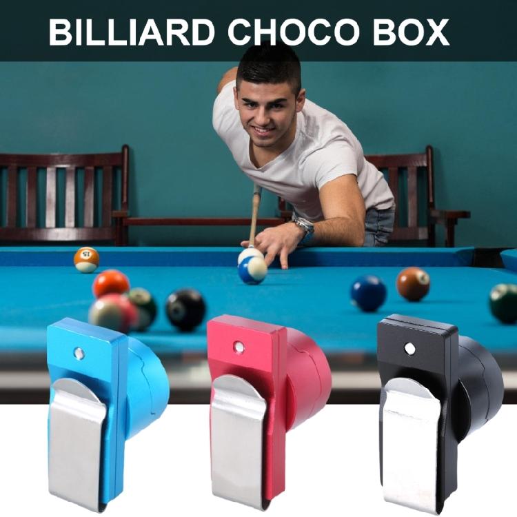 Small Aluminum Alloys Portable Magnetic Billiard Cue Chalk Case Snooker Tool