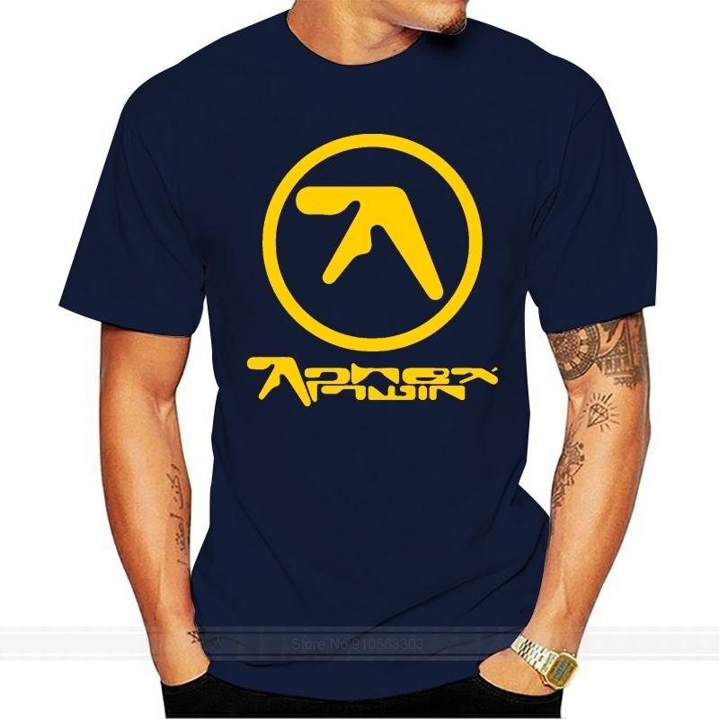 

Футболка с логотипом Aphex Twin Размеры S M L XL 2XL 3XL Новая Модная Футболка Бренд Хип-Хоп Принт Мужская Футболка Высокое Качество S