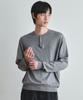Wednesday Oasis Washable Minimalist Henley Neck Knit_Gray(Wc26Kn21)