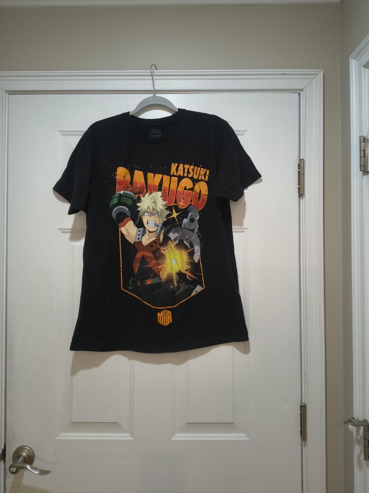 my hero academia katsuki bakugo Shirt Size Large Unisex T-Shirt M
