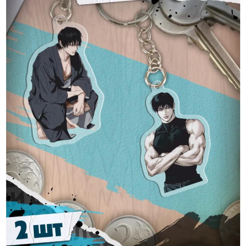 

Acrylic Key Buckle for Jjk Yuji Itadori Megumi Fushiguro Hiromi Higuruma Fushiguro Toji Anime Diy Acrylic Keychain Pendant Gift 2psc