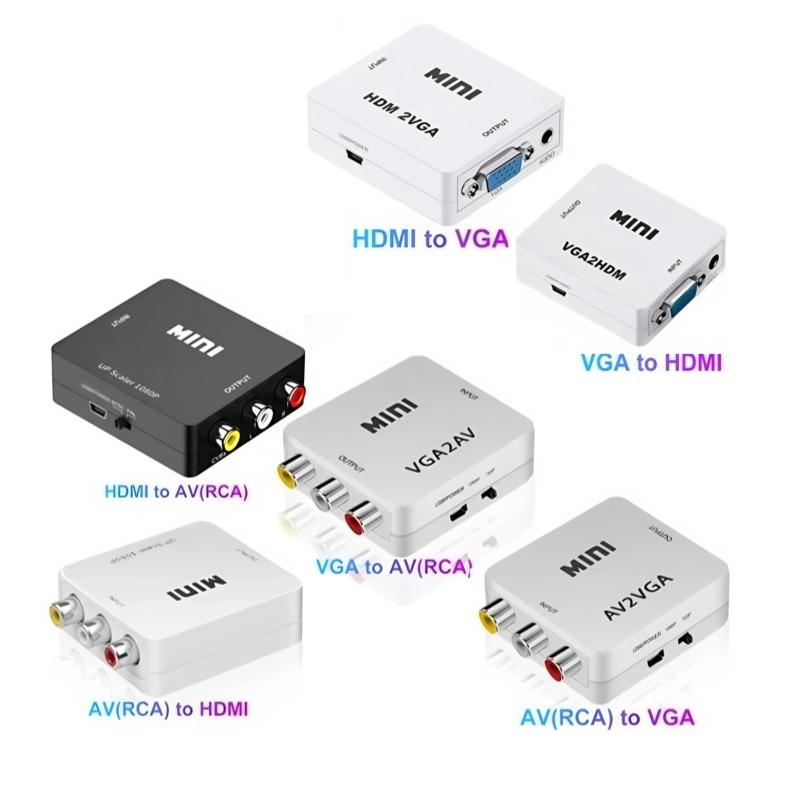 HDMI Adapter HDMI To AV RCA Adapter HDMI To VGA To HDMI Adapter AV To VGA Converter VGA To AV RCA for Xbox360 DVD PS3