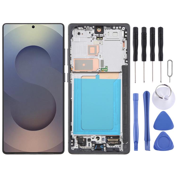Для Samsung Galaxy S25 Ultra SM-S938B 6,78-дюймовый OLED LCD Экран Тачскрин Полная Сборка с Рамкой чёрный