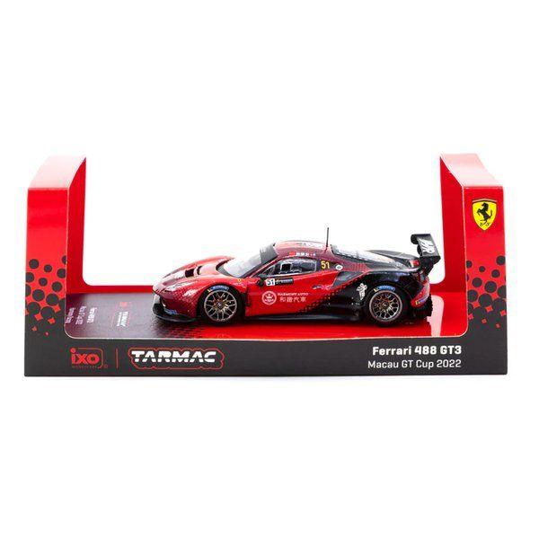 TARMAC WORKS Ferrari 488 GT3 Macau GT Cup 2022 Harmony Racing #51 - HOBBY64