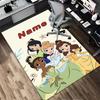 Custom Name Princess Party Living Room Non-Slip Area Rug Soft Carpet for Bedroom Kids Playroom Sofa Office Home Decor Doormat