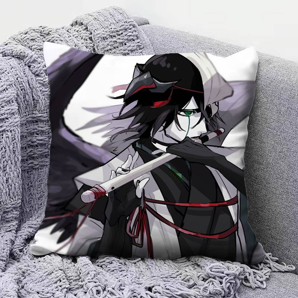Bleach Ichigo Kurosaki Sosuke Byakuya Kuchiki Ulquiorra Rukia Pillow Covers Home Sofa Cushion Covers and Aecorative Custom