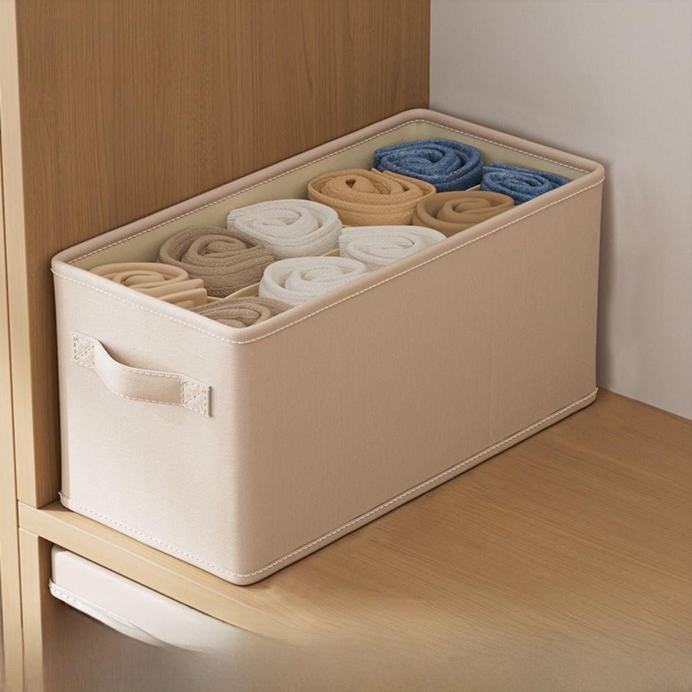 Multi Compartment Clothes Storage Box Washable Foldable Storage Box Underwear Storage