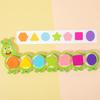 Caterpillar Wooden Shape Matching Logic Toy for Early Education