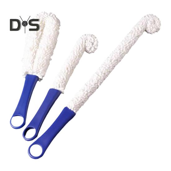 

3 шт./набор щеток для чистки чашек из пеноматериала с эргономичной ручкой и усиленной щетиной из пеноматериала, щетка для удаления пятен, щетка для чистки бокалов для вина 3pcs