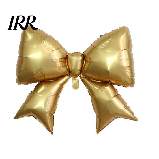 Leak-proof Balloon 29 Inch Giant Bow Large Aluminum Foil Balloons Shaped for Birthday Party Bachelorette Bridal Engagement Wedding Anniversary
