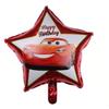 McQueen Cross-Border Red & Blue Cartoon Car Aluminum Foil Balloon for Birthday Theme