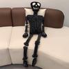 Halloween Skeleton Plush Toy Doll - White Bones Theme