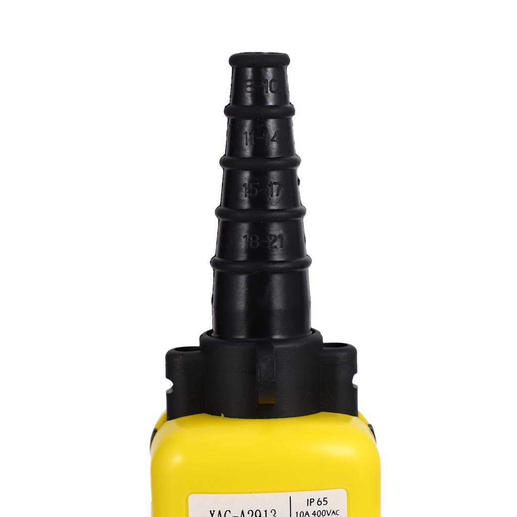 ABWR-Lift Control Pendant XAC-A2913 Waterproof Handheld Pushbutton Switch With Electric Hoist Handle, 2 Buttons With Two Speed A