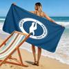 Brighton Print Beach Towel, Large Soft Quick Dry Towel for Beach Camping Swimming