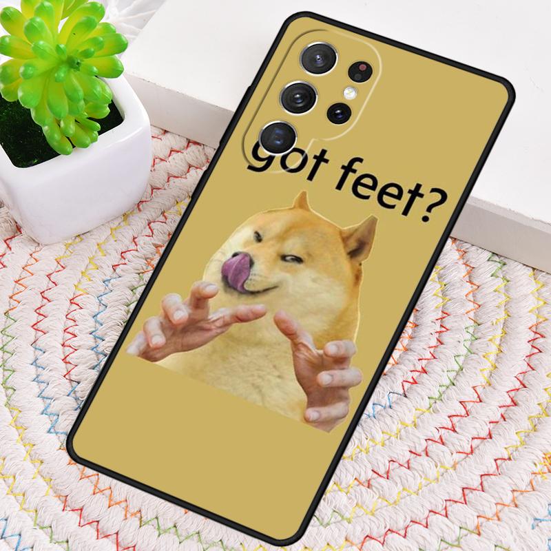 Cheems Doge Meme Funny Doggy Phone Case for Samsung Galaxy note 10 pro S26 Ultra S23 S24 FE S25 S21 S22 PLUS shockproof Cove