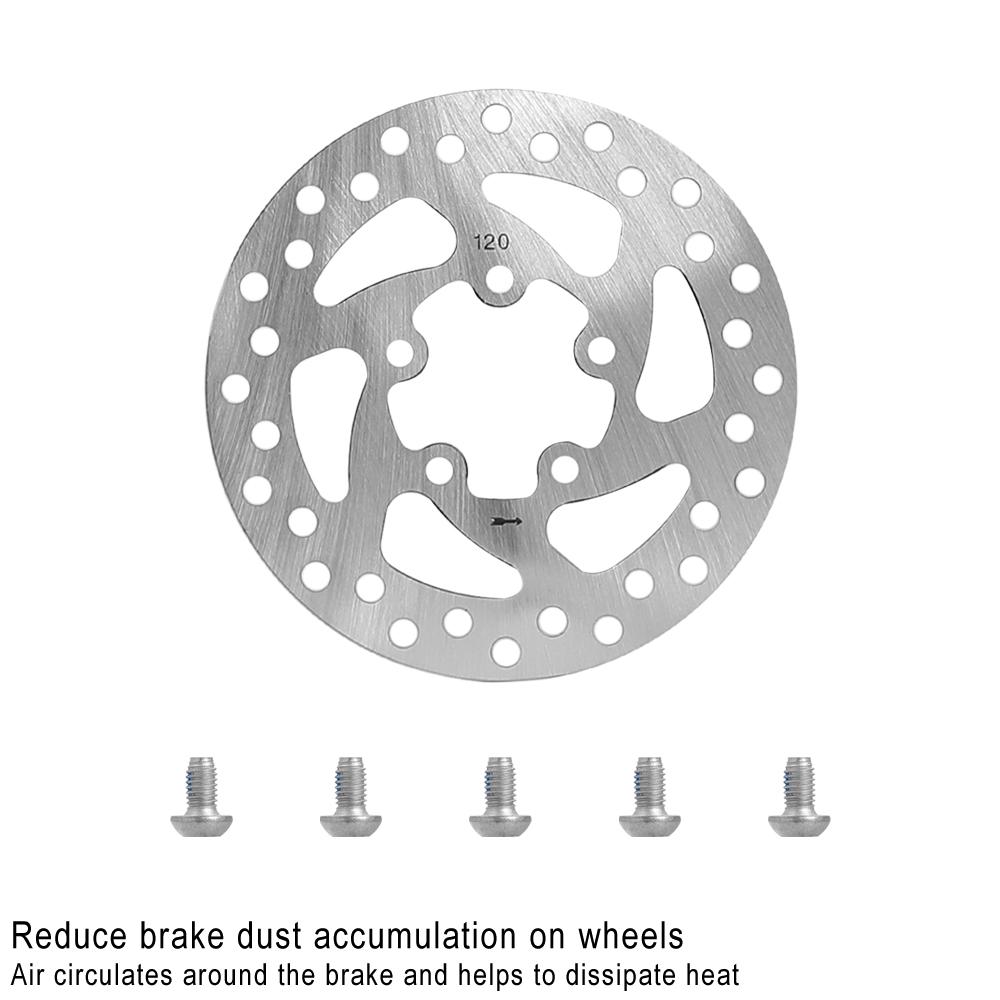 110MM 120MM 5 otvorů Brzdový kotouč Rotor Pro elektrickou koloběžku Xiaomi M365 1S Pro MI3 Brzdový kotouč Náhradní díly odolné proti opotřebení