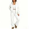 Felpa con Zip Stile Sportivo Unisex e Set Pantaloni a Gamba Larga - Collezione Autunno/Inverno