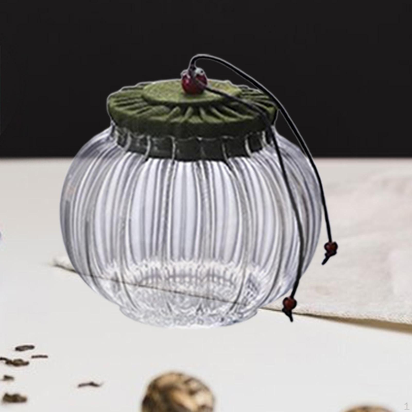 

Стеклянная банка для хранения, герметичный контейнер для чая, прозрачный с крышкой, для еды, кофе зелёный