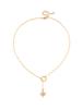Ladies Elegant Hexagram Pendant Necklace