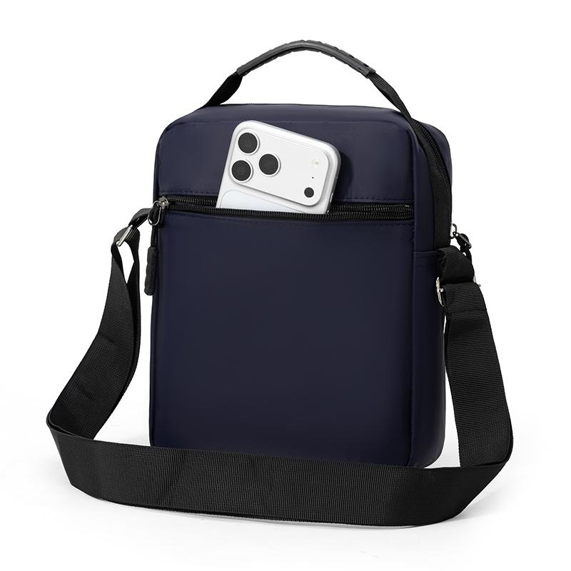 New Simple Casual Business Men Bag Water-Repellent Crossbody Bag Fashion Trendy Shoulder Bag for Daily Use Travel Work