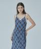 Pin Black Check Sleeveless Dress