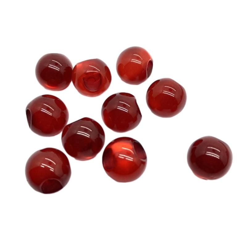 Set of 10 Jade Bead Buttons for Traditional Costume Cheongsam Closure Button Decor Accessories Bead Buttons DIY Supplies