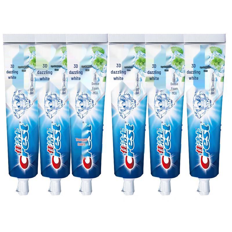 Crest 3D White Toothpaste, Arctic Fresh, 6 x 120g