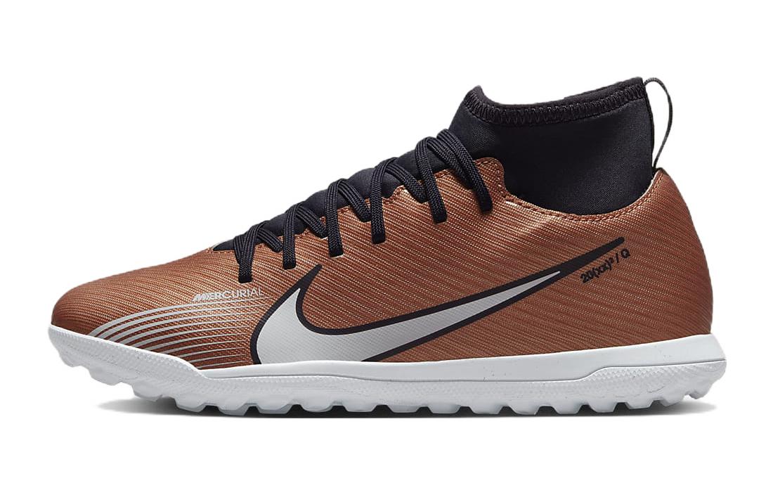 

Nike Jr. Mercurial Superfly 9 Club Slip Resistant Cushioning Abrasion Resistant Mid top Kids Soccer Shoes DR6073-810 33.5