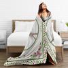 Super Warm Blanket Child Decorative Border Painting Art Birds Bedding Throws Flannel Bedspread For Couch Bed Sofa Bed Cover