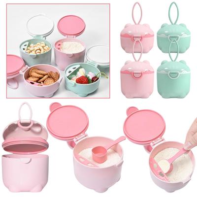 Réservoir de stockage portable Mode support grilles de farine de riz joint conteneur vêtements de bébé récipient alimentaire complémentaire pour mode lait en poudre mode distributeur boîte