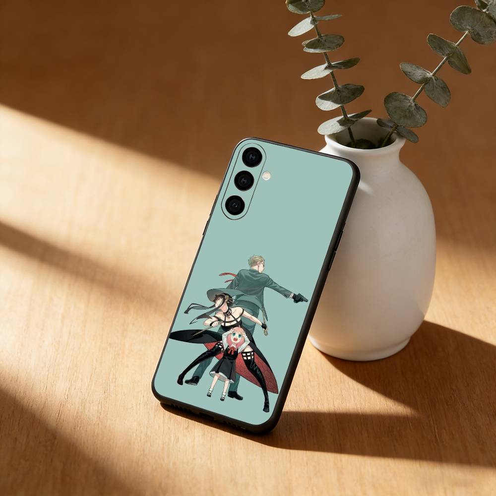Anime S-Spy X F-Family Phone Case For Samsung Galaxy A91,80,73,72 ,71,53,52,32 ,31,22,21s,20,Soft Black Case Samsung a30 a20